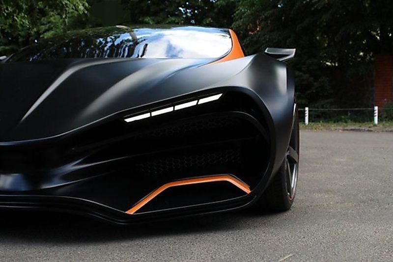 Первый украинский суперкар: появились фото на дороге