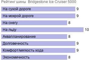 картинка шины Bridgestone Ice Cruiser 5000