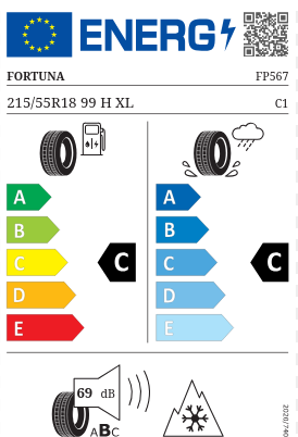 Fortuna Winter SUV EU label