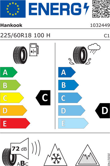 Hankook W66A Winter I Cept iZ3 X EU label