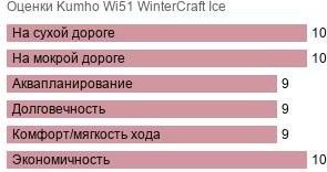 картинка шины Kumho Wi51 WinterCraft Ice