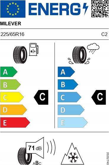 Milever MW147 Winter Force EU label