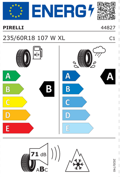 Pirelli Scorpion AllSeason SF3 EU label