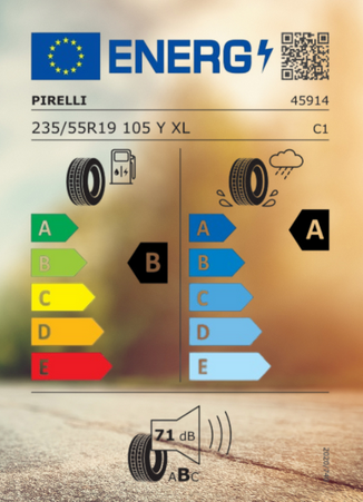 Pirelli Scorpion S3 EU label