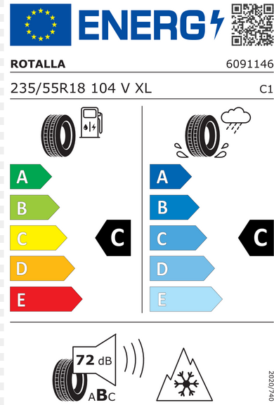 Rotalla S330 Setula W Race EU label
