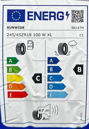 Sunwide Rs max EU label