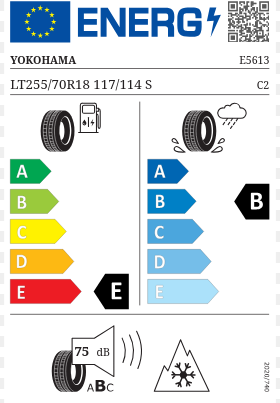 Yokohama G018 Geolandar AT4 EU label